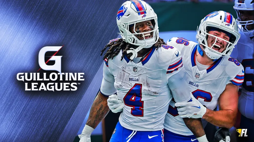 Week 6 Guillotine Leagues™ Bidding Advice: Bid up on James Cook and Brock Bowers?