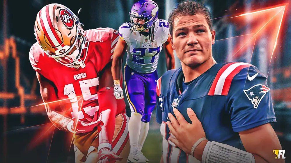Week 3 Fantasy Football Rankings Risers and Fallers: Upgrade Jordan Mason, Drake Maye, and More