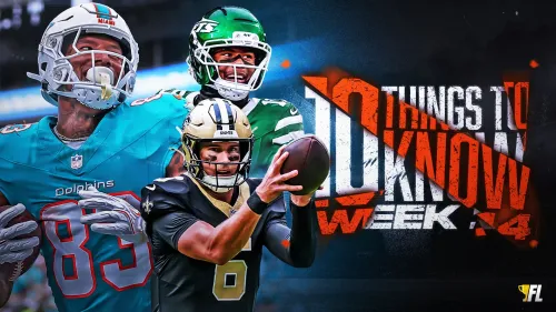 10 Things to Know For Week 14: Darren Waller Optimism, An Adonai Mitchell Deep Dive and More