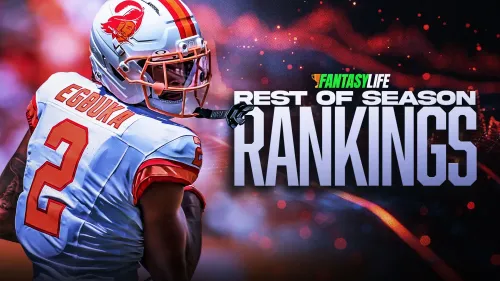 Rest-of-Season (ROS) Fantasy Football Rankings: Emeka Egbuka Climbs The Rankings Ahead of Week 6