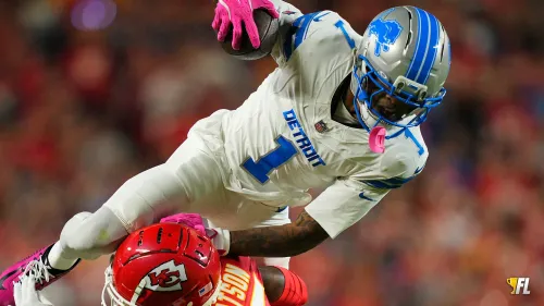Week 7 Fantasy Football Cheat Sheet: Jameson Williams' Upside, Weather Concerns in Cleveland And More