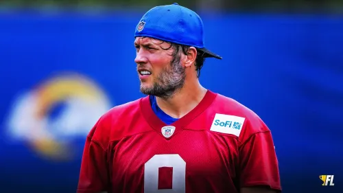 Time To Worry About Matthew Stafford Injury For Fantasy Football 2025?