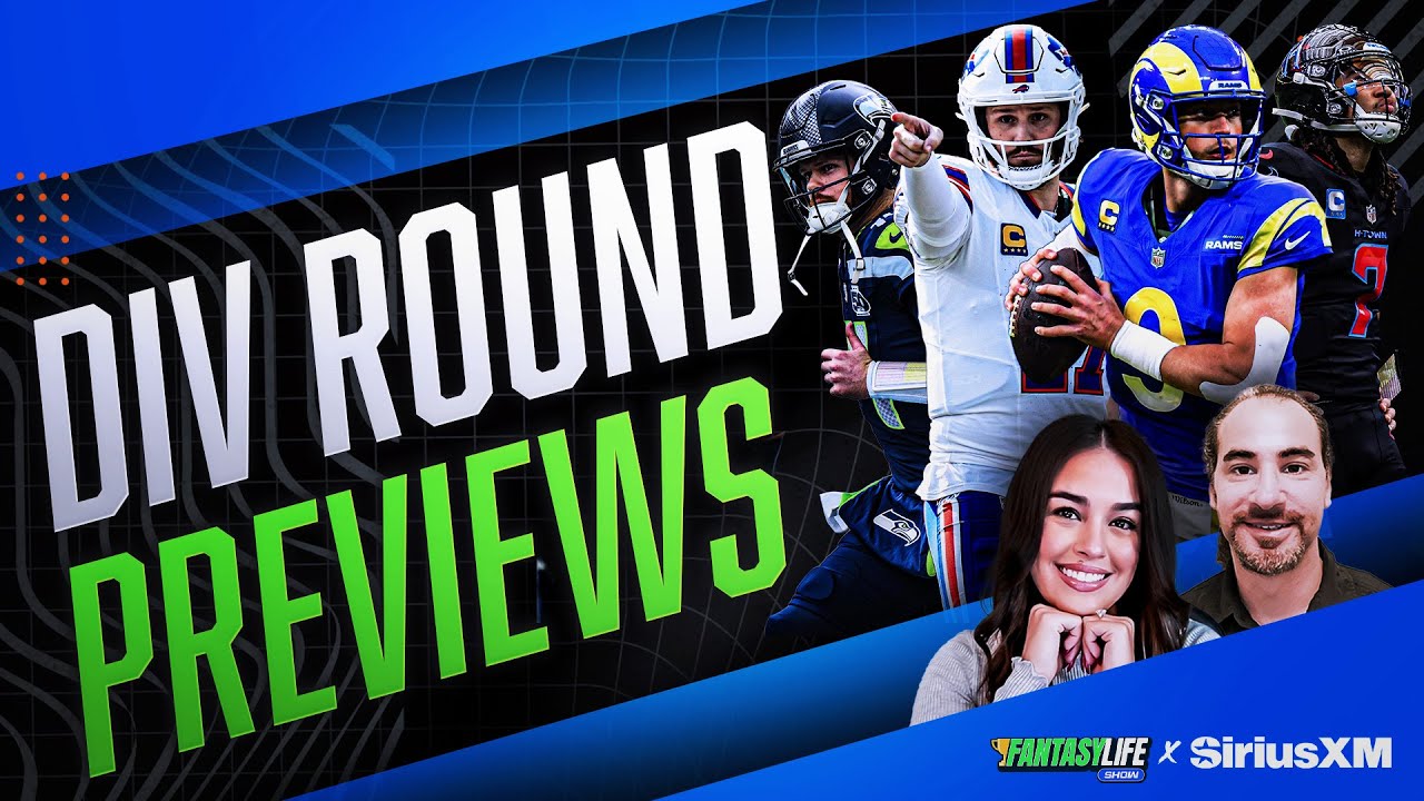 Divisional Round Game Previews, Predictions, and Fantasy Player Projections!