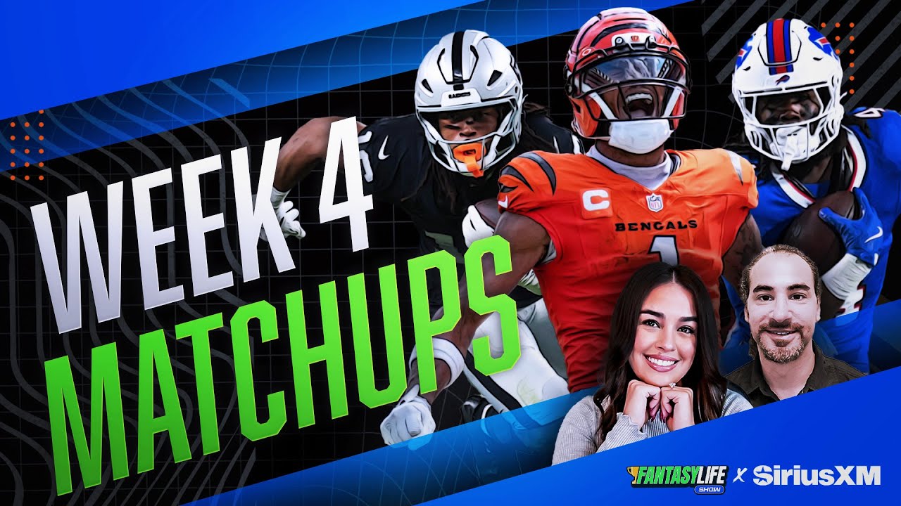 Week 4 Fantasy Football Matchups and Advice + Matt Forte Interview!