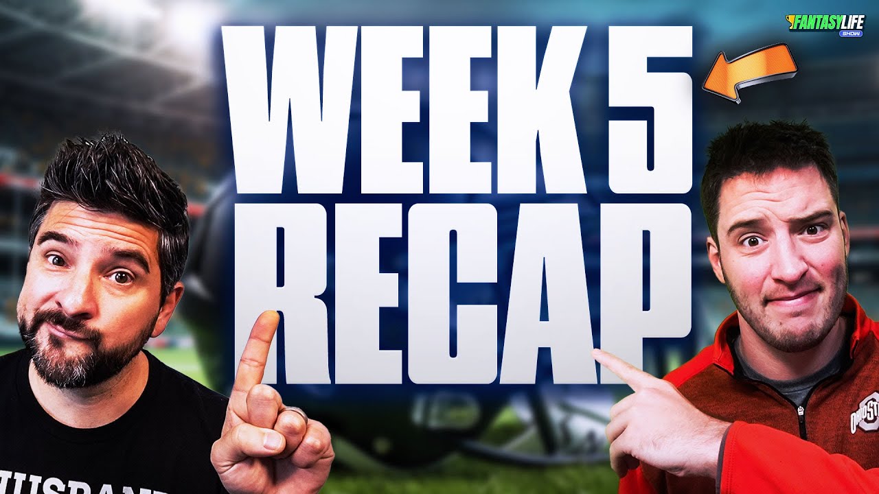 Fantasy Breakdown of EVERY NFL Week 5 Game (INSTANT ANALYSIS!)