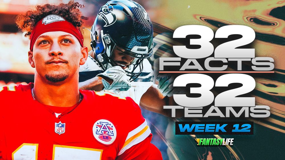 Fantasy Football Week 12: 32 Facts For 32 Teams