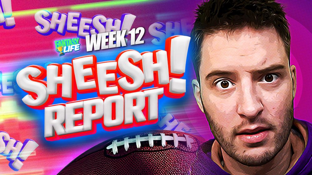 Sheesh Report. The Biggest Misses from Fantasy Football Week 12.