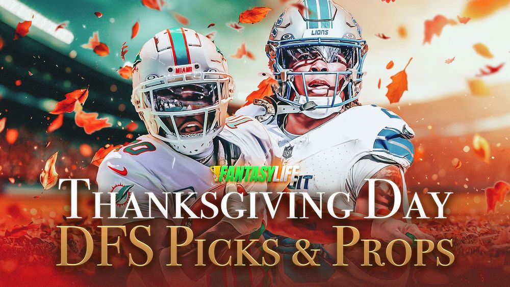Thanksgiving Day Fantasy Cheatsheet: DFS Picks and Props For Thanksgiving Games