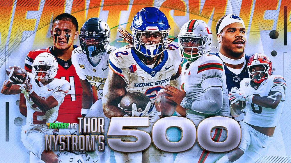 2025 NFL Draft Big Board: Thor Nystrom's Top 500 Player Rankings
