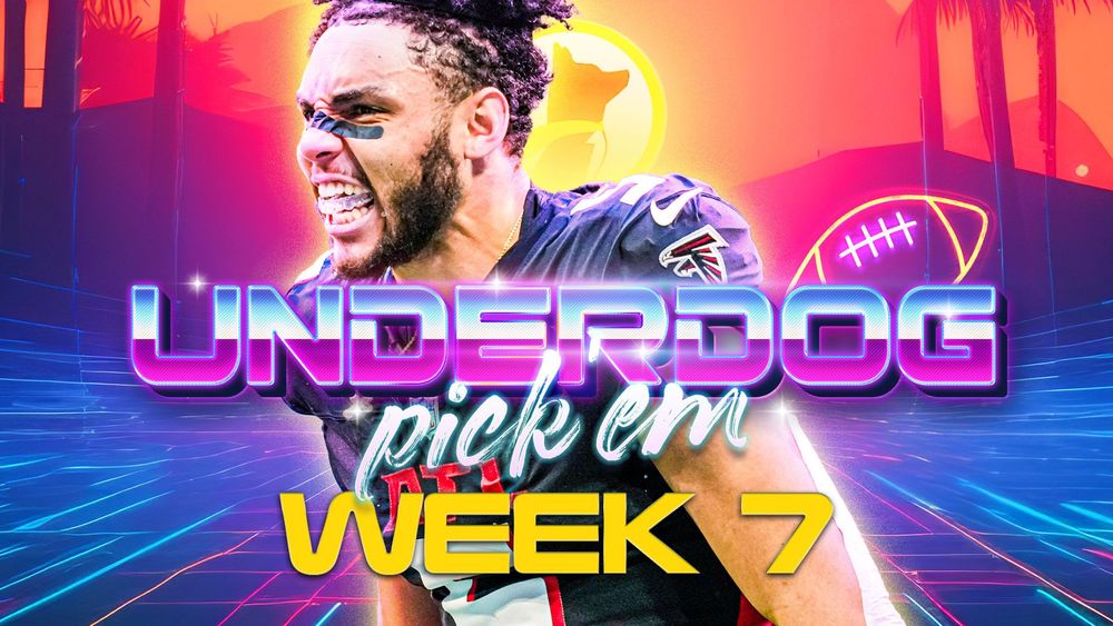 Underdog Pick'em Best Plays. Week 7.