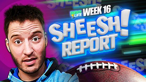 Sheesh Report. The Biggest Misses from Fantasy Football Week 16.