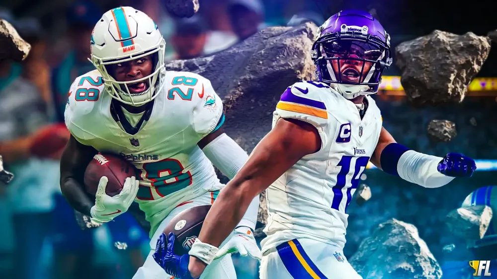 De'Von Achane, Justin Jefferson Carrying Heavy Fantasy Football Workloads