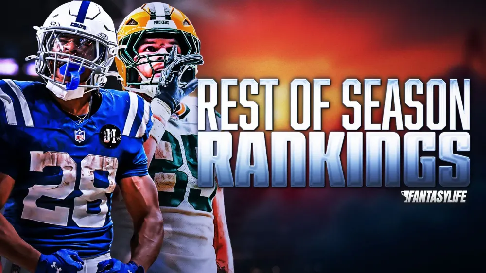 Rest-of-Season Fantasy Football Rankings: Jonathan Taylor and Tucker Kraft Lead The Way In Week 9