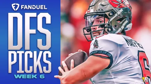 Week 6 FanDuel NFL DFS Picks: Baker Mayfield and Emeka Egbuka Continue to Roll