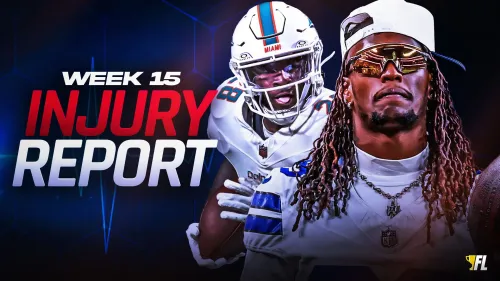 Week 15 Fantasy Football Injury Report: The Latest on De'Von Achane, CeeDee Lamb and more